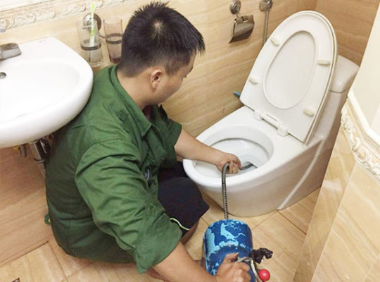 dịch vụ thông cống nghẹt quận cầu giấy giá rẻ