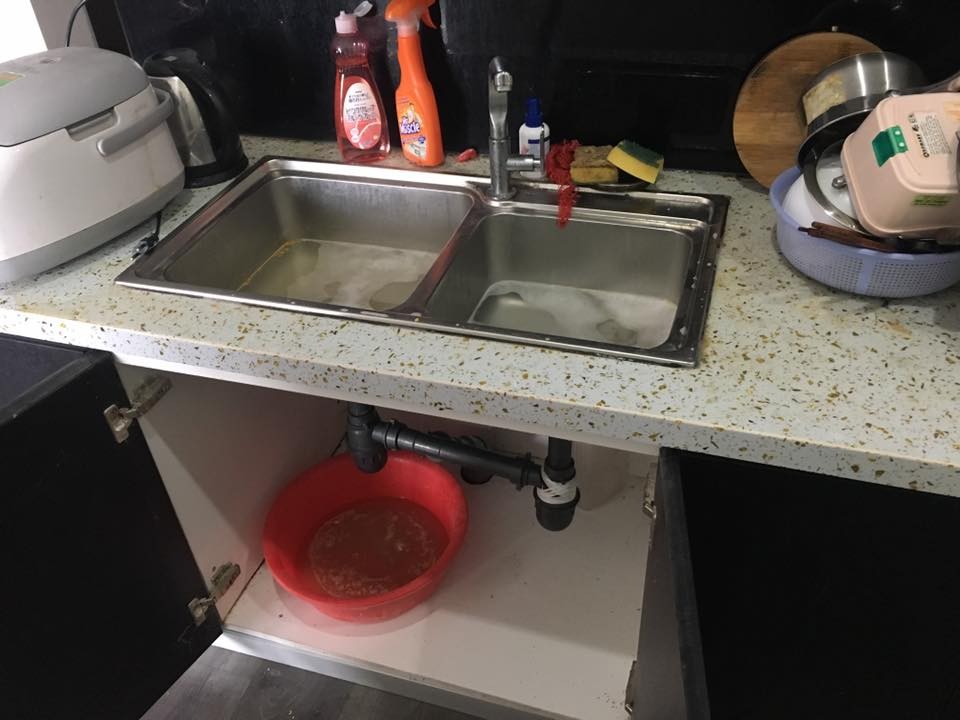 thông tắc chậu rửa bát tại chương mỹ