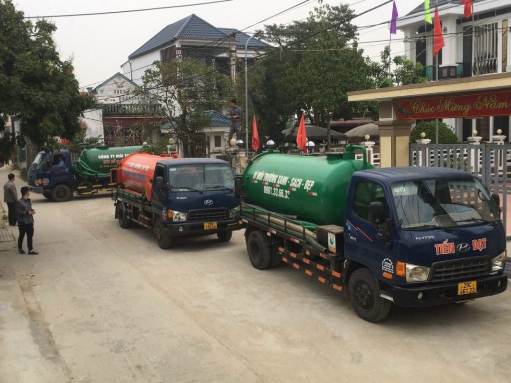dịch vụ Hút bể phốt Ninh Bình giá rẻ