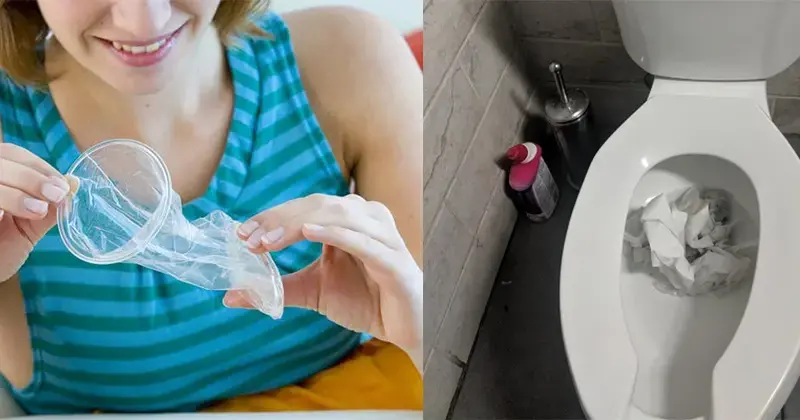 các vật dụng không nên bỏ vào bồn cầu