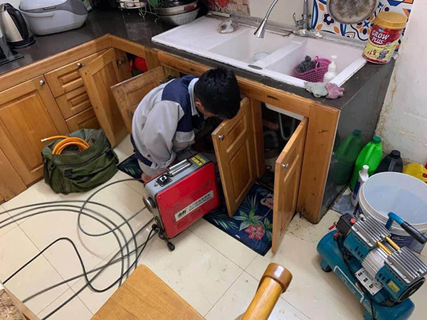 dịch vụ thông tắc chậu rửa bát thường tín giá rẻ gần đây