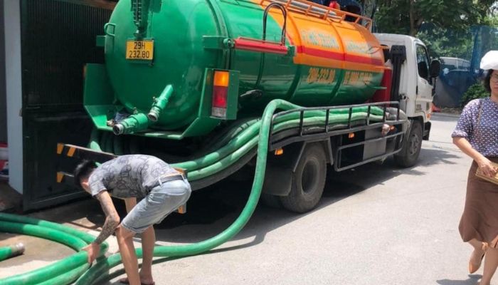 quy trình hút hầm cầu đúng cách