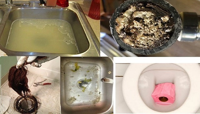 nguyên nhân gây tắc cống