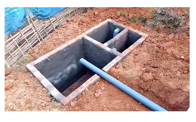 hầm cầu tự hoại hoạt động như thế nào