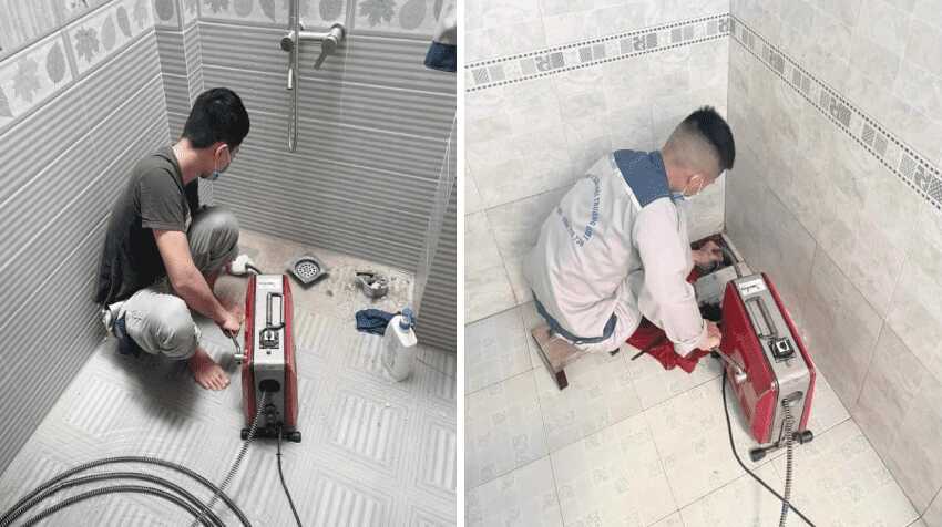 thông cống nghẹt chung cư