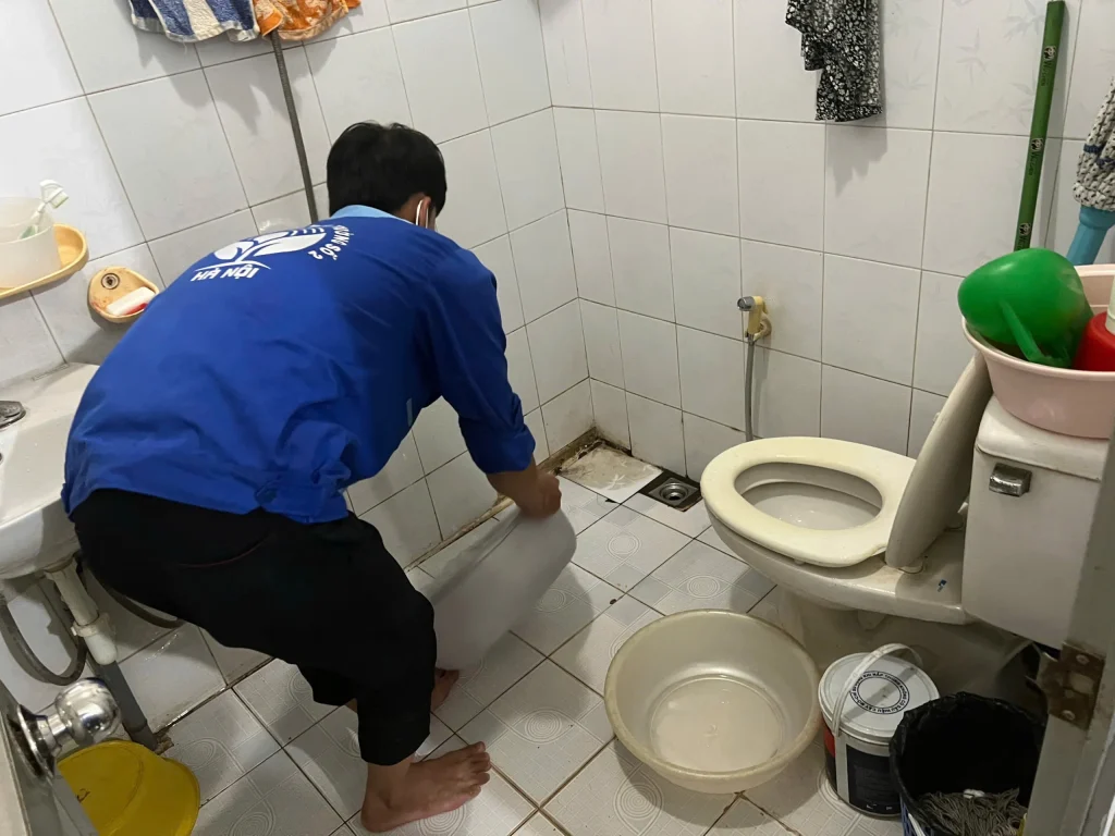 dịch vụ thông tắc bồn cầu tại đại kim giá rẻ