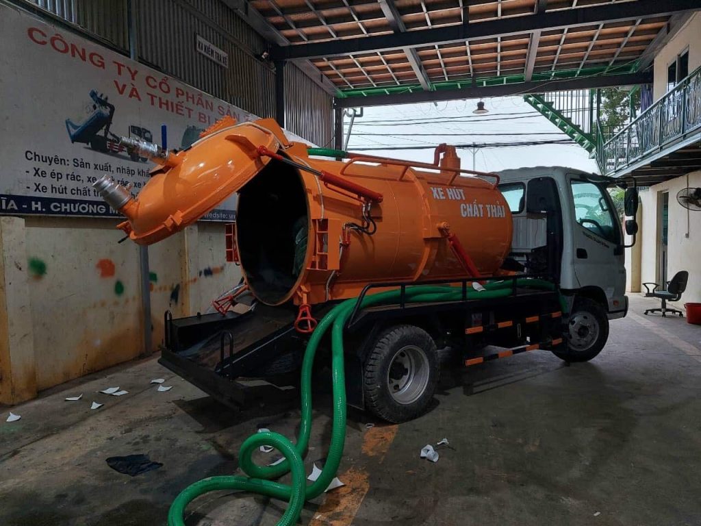dịch vụ Hút bể phốt hải dương giá rẻ