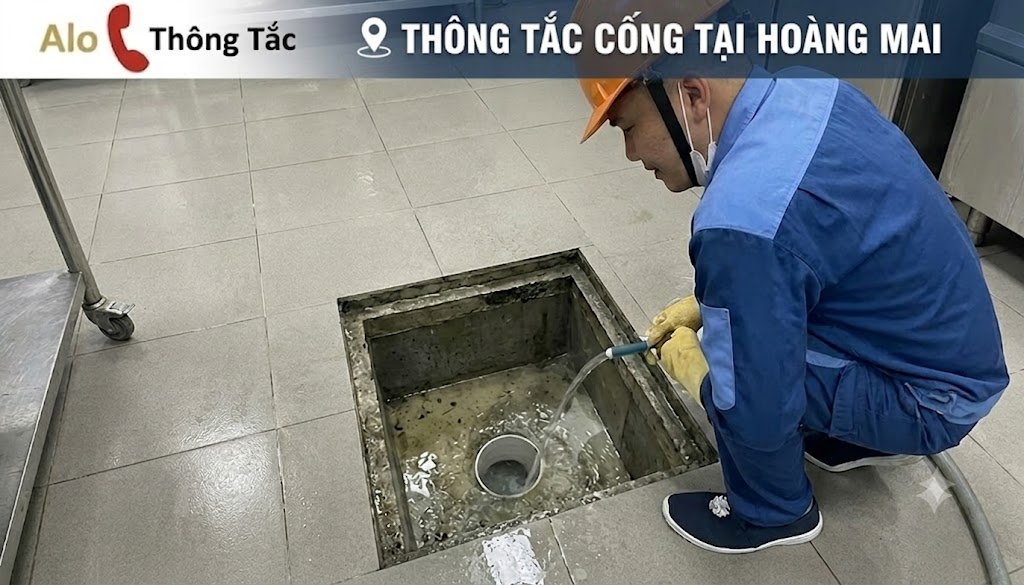 Thông Tắc Cống Tại Hoàng Mai