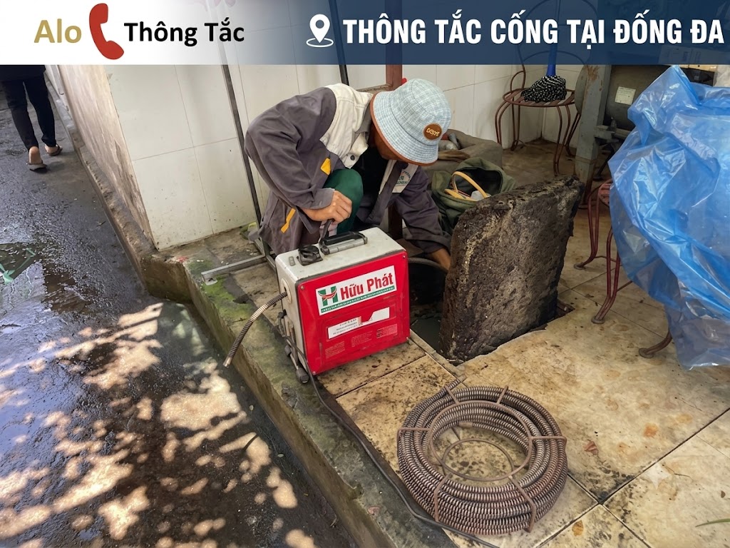 Thông Tắc Cống Tại Đống Đa