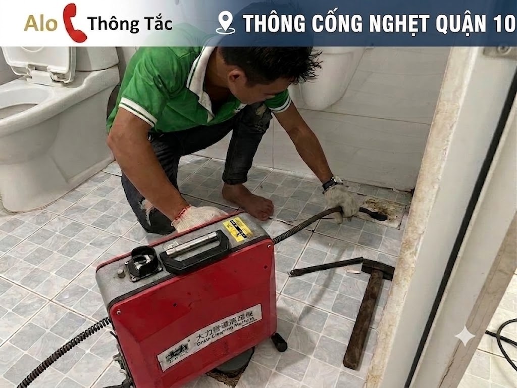 thông cống nghẹt quận 10