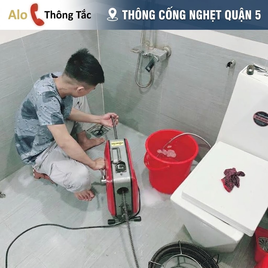thông cống nghẹt quận 5