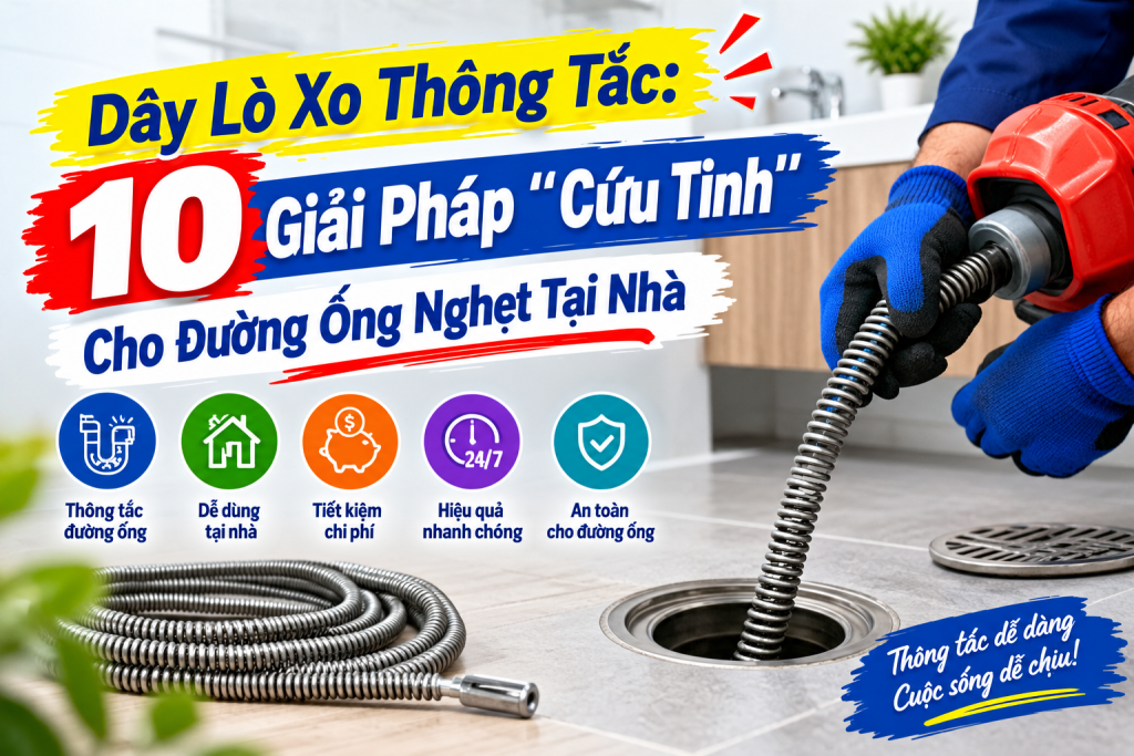 Dây Lò Xo Thông Tắc