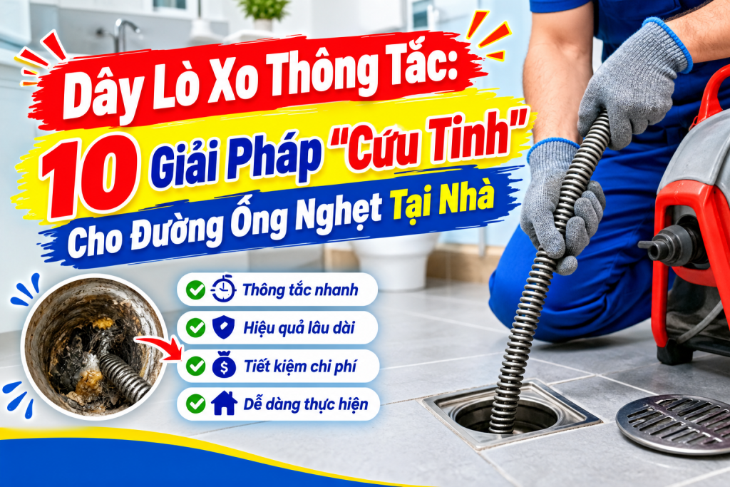 Dây Lò Xo Thông Tắc