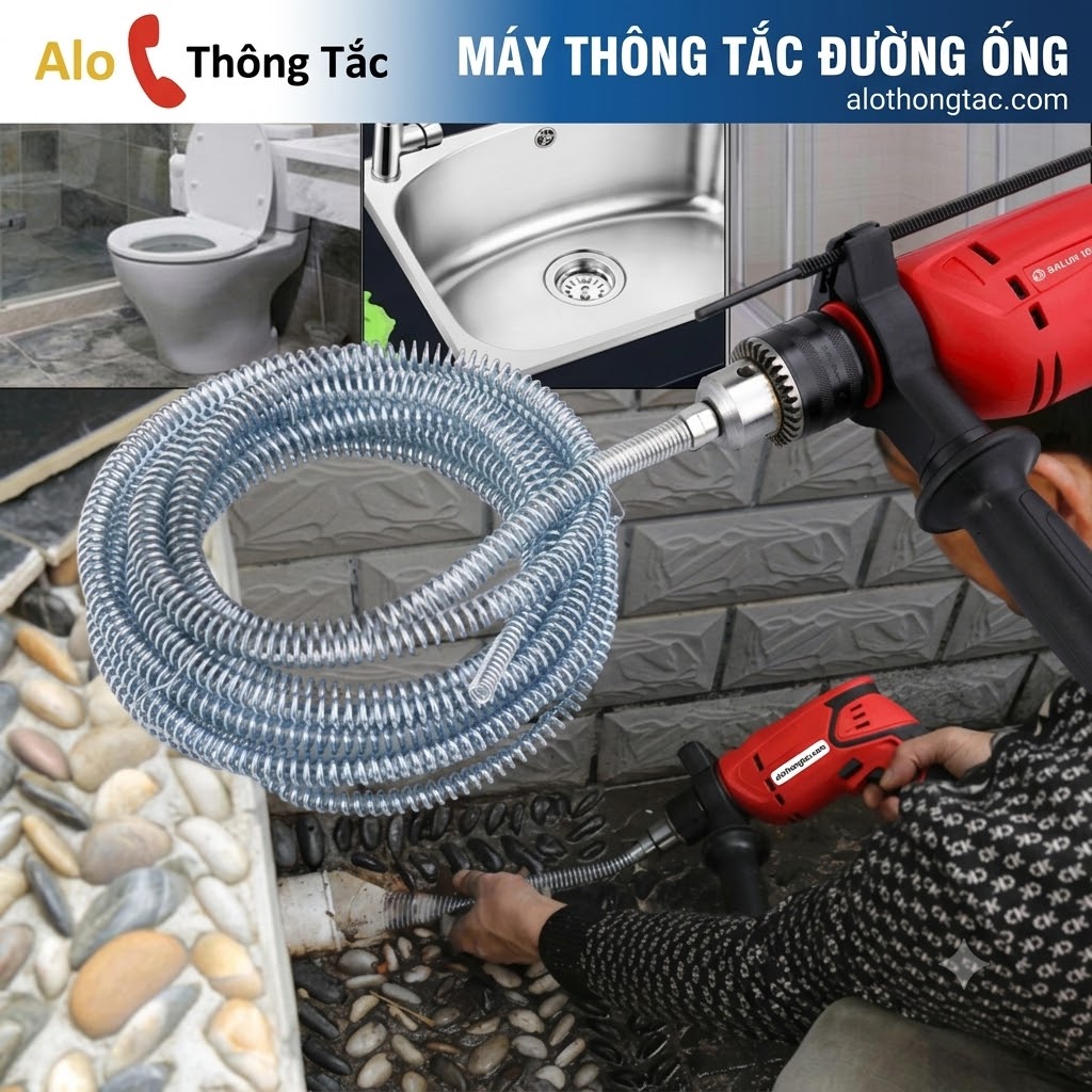 Máy Thông Tắc Đường Ống