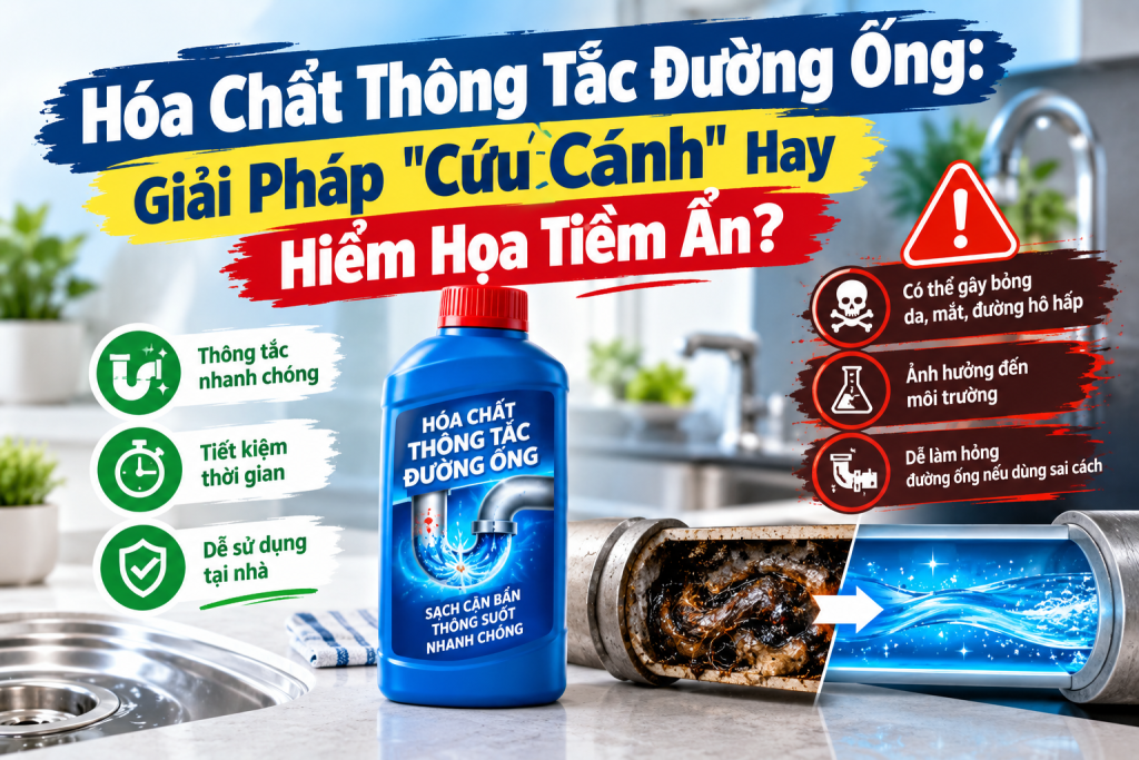Hóa Chất Thông Tắc Đường Ống