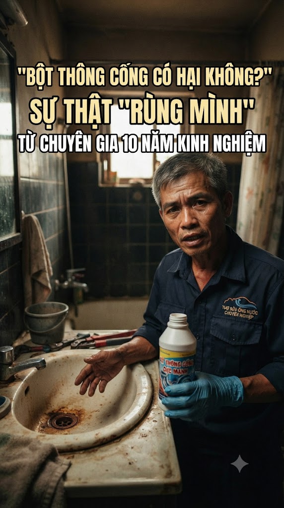 Bột Thông Cống Có Hại Không? Sự Thật "Rùng Mình" Từ Chuyên Gia 10 Năm Kinh Nghiệm