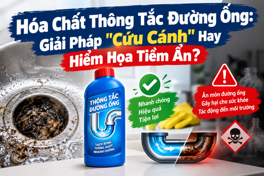 Hóa Chất Thông Tắc Đường Ống
