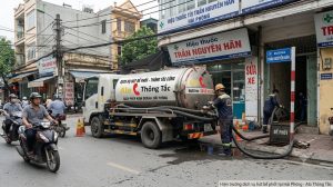 hút bể phốt tại hải phòng