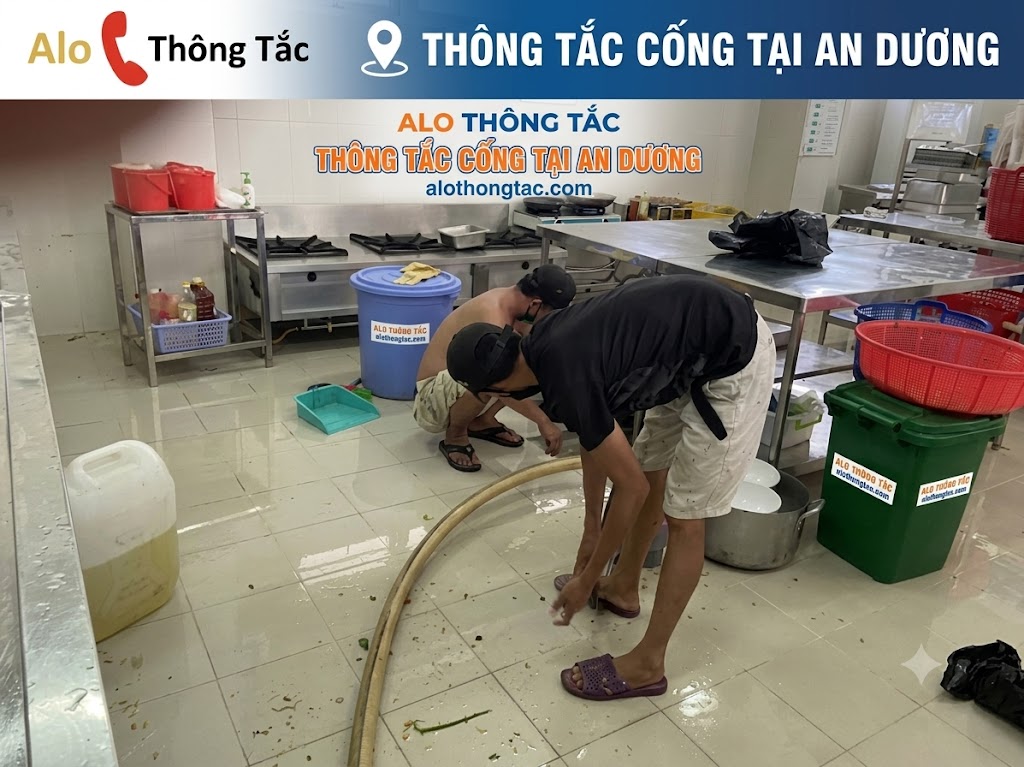Thông Tắc Cống Tại Quận An Dương
