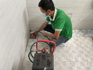 Thông công nghẹt tại khu đô thị sala