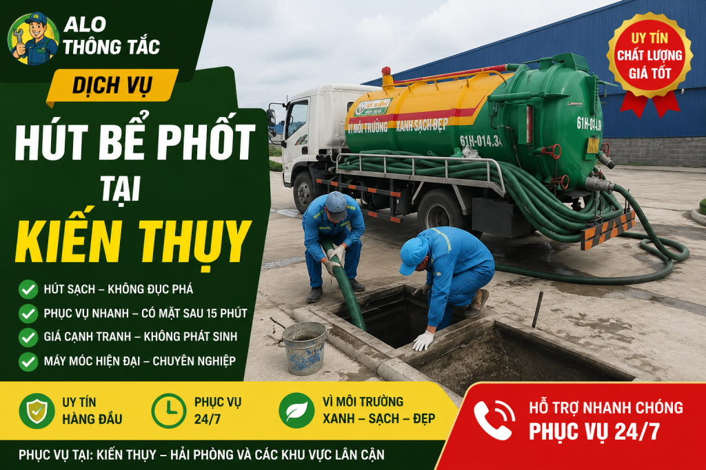 Hút Bể Phốt Tại Kiến Thụy
