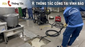 thông tắc cống tại Vĩnh Bảo