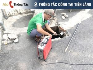 Thông tắc cống tại Tiên Lãng