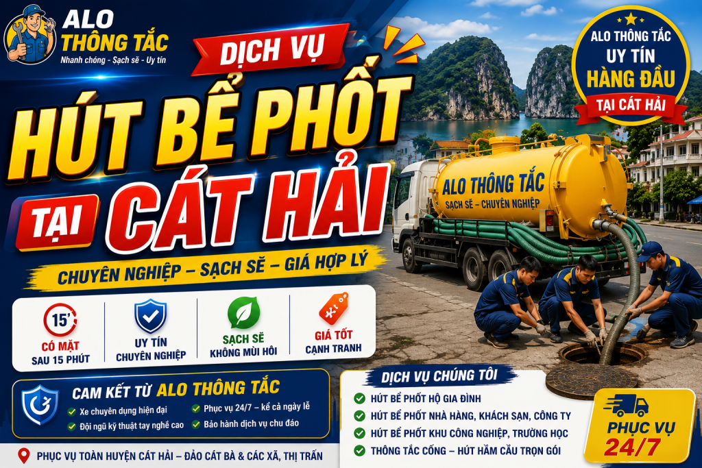Hút Bể Phốt Tại Cát Hải