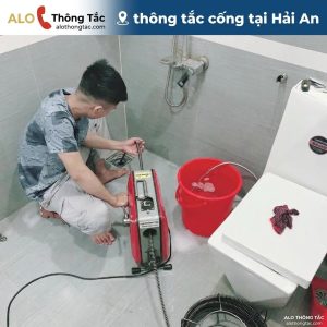 Thông tắc cống tại quận hải an