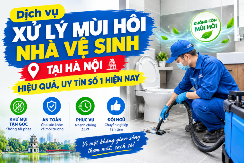 Xử Lý Mùi Hôi Nhà Vệ Sinh Tại Hà Nội
