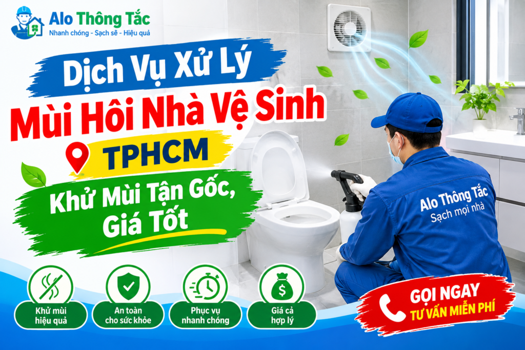 Xử Lý Mùi Hôi Nhà Vệ Sinh TPHCM