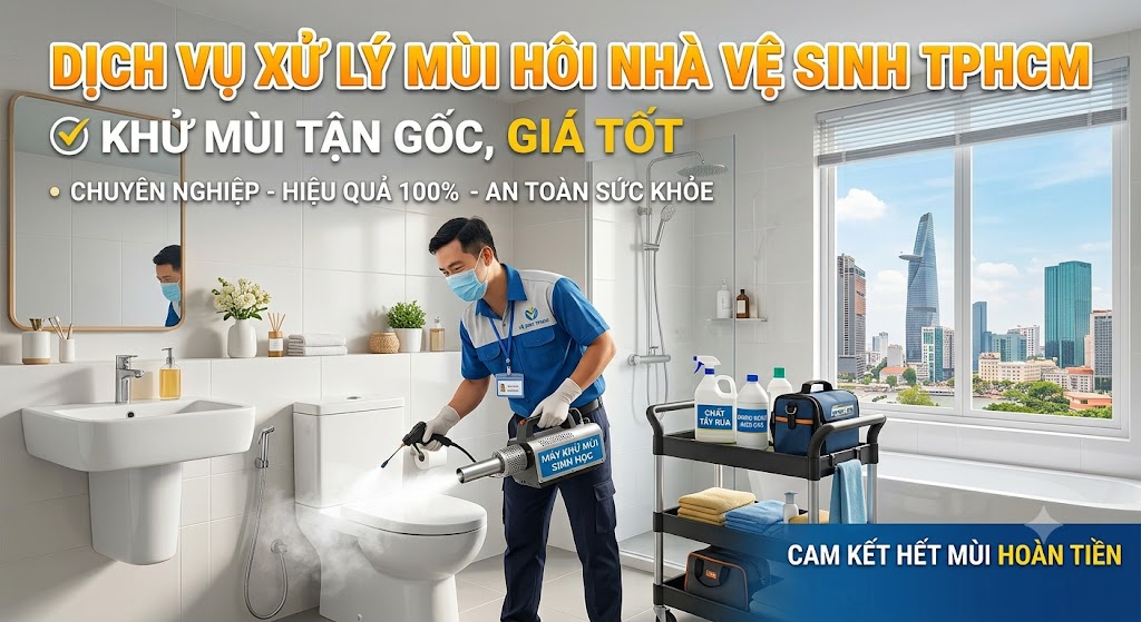 Xử Lý Mùi Hôi Nhà Vệ Sinh tại TPHCM