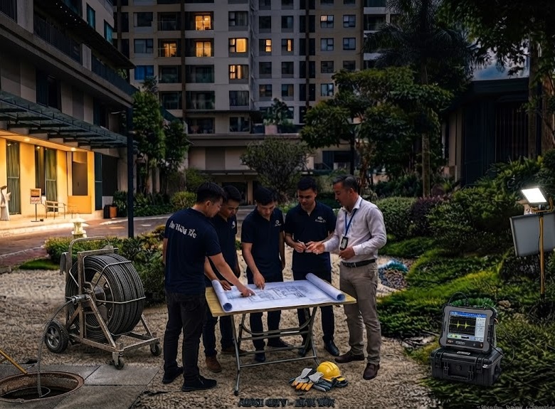 Dự Án Thông Cống Nghẹt Tại Akari City Bình Tân