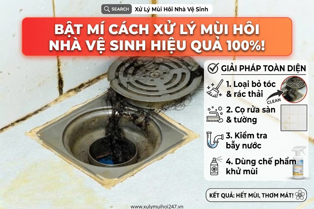 Khảo sát thực tế dịch vụ xử lý mùi hôi nhà vệ sinh Bình Dương của Alo Thông Tắc