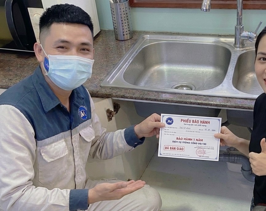 Quá trình thử tải xả ngập Full-load Test xác nhận hệ thống thoát nước hoạt động trơn tru