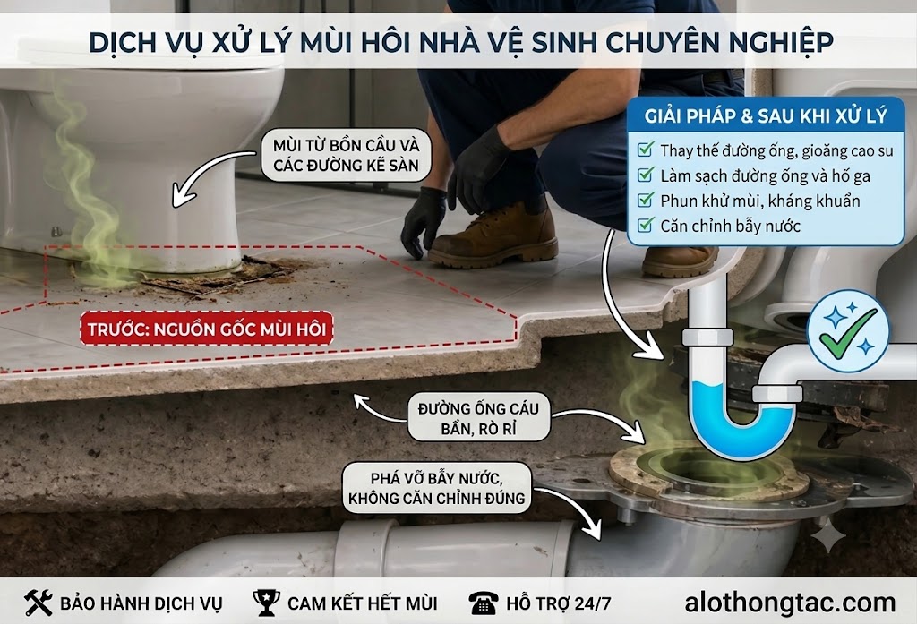 dịch vụ xử lý mùi hôi tại Bắc Ninh